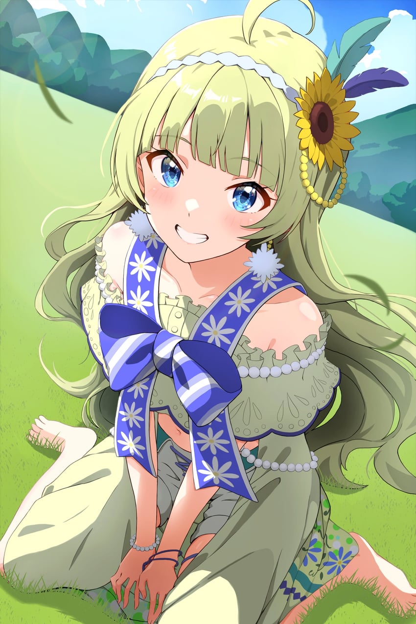 shimabara elena (idolmaster and 2 more) drawn by what_is_dap
