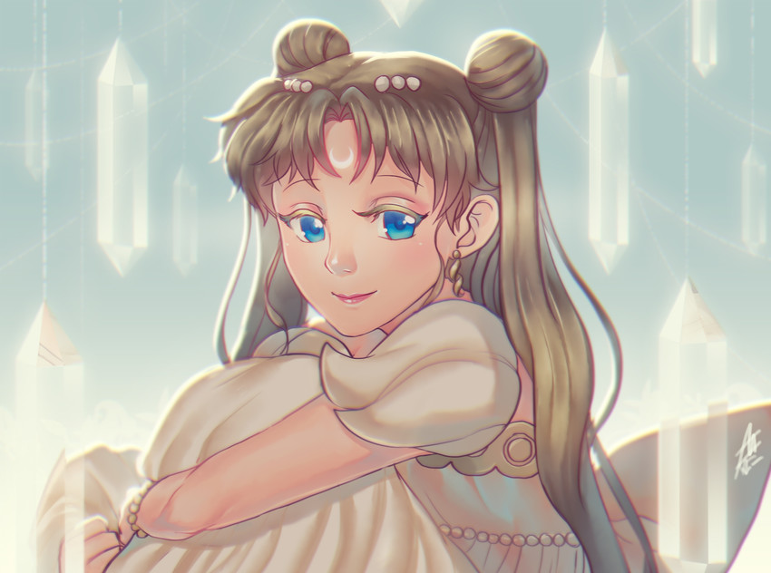 tsukino usagi and princess serenity (bishoujo senshi sailor moon) drawn by nururu
