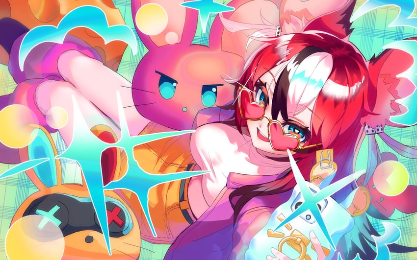 hakos baelz (hololive and 1 more) drawn by ingyanggang