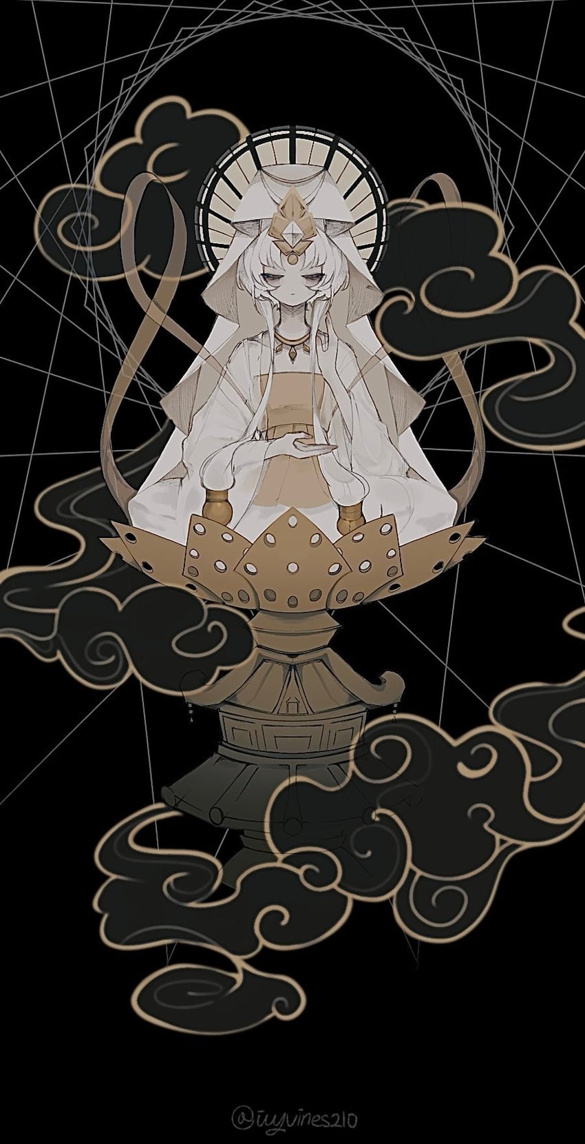 mystic flour cookie (cookie run and 1 more) drawn by ivyvines210