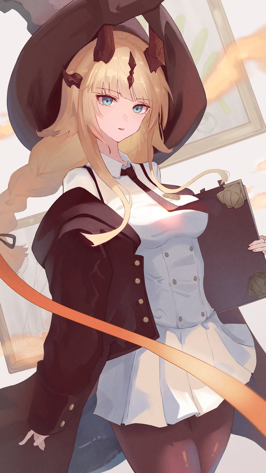 reed and reed the flame shadow (arknights) drawn by aoi_tooru