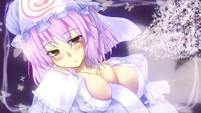 saigyouji yuyuko (touhou) drawn by ounen