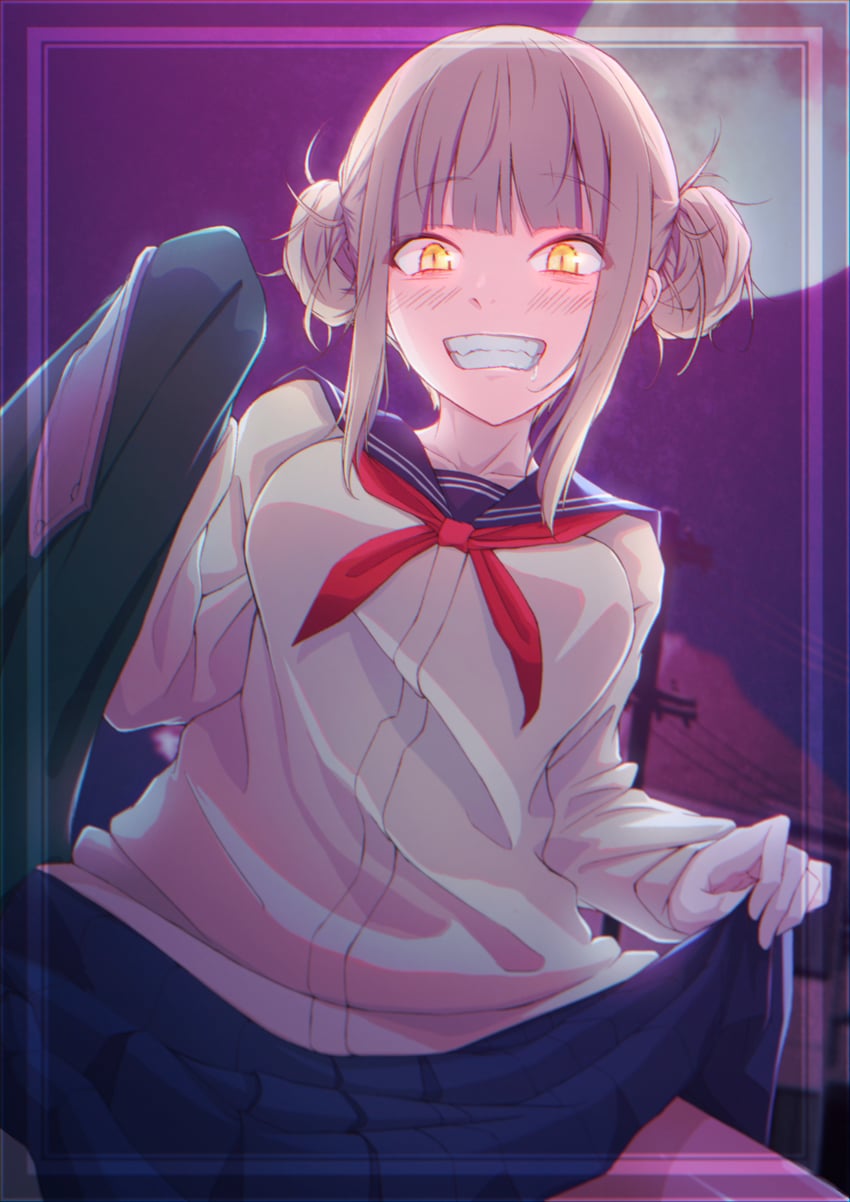 toga himiko (boku no hero academia) drawn by shichiroku_(pixiv_25029782)