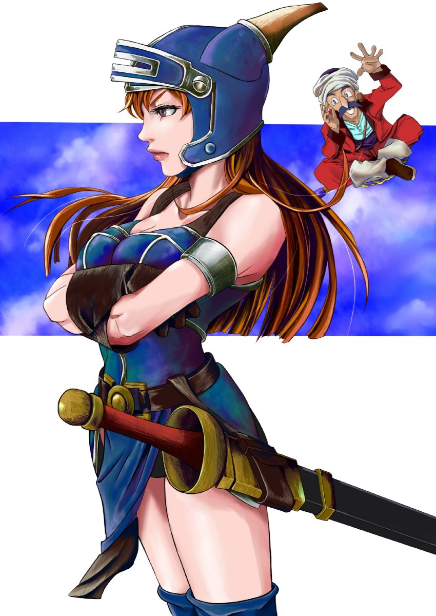 daisy (dragon quest and 1 more) drawn by amawa_kazuhiro