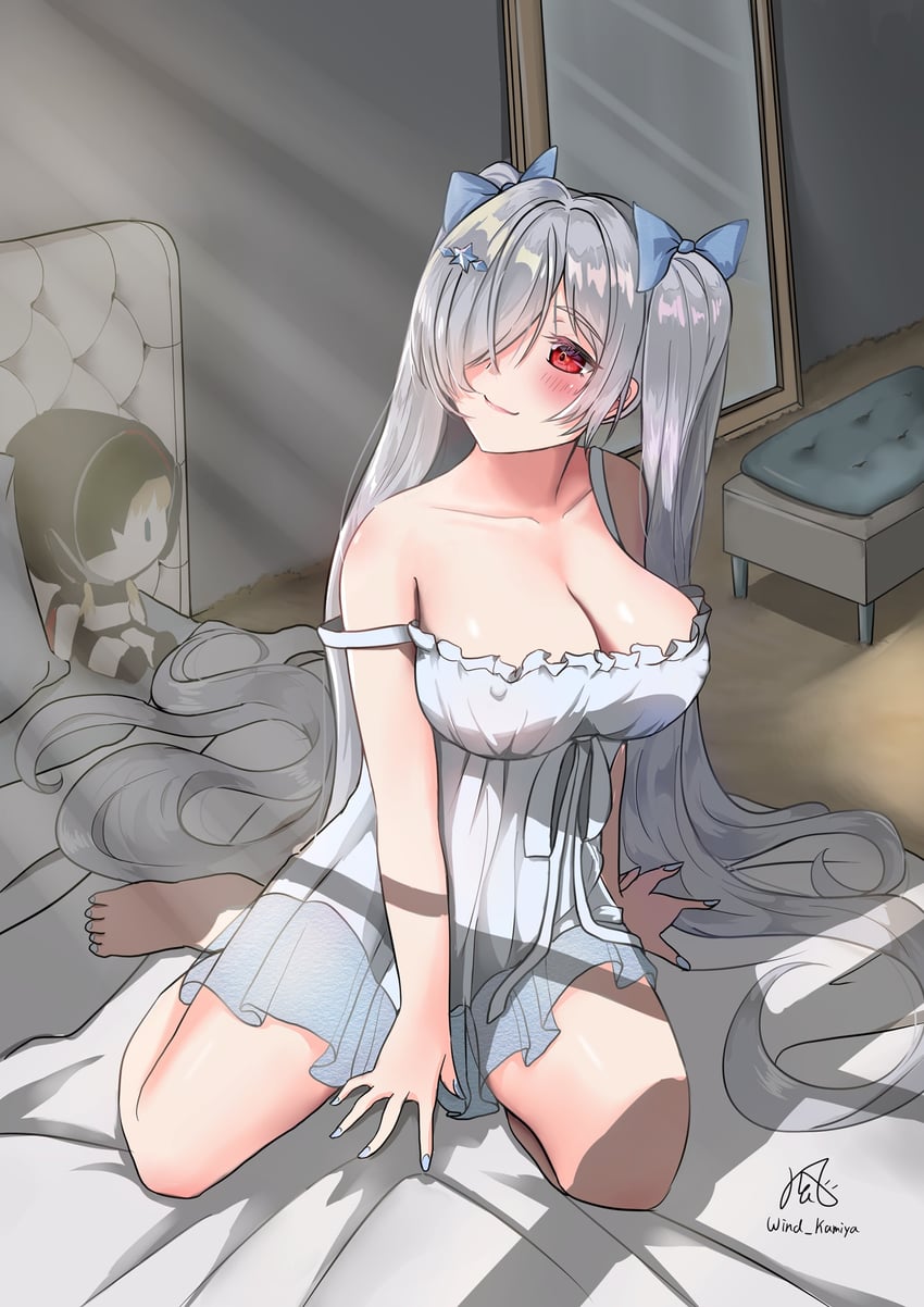 grave and cinderella (goddess of victory: nikke) drawn by kazushi_shinya