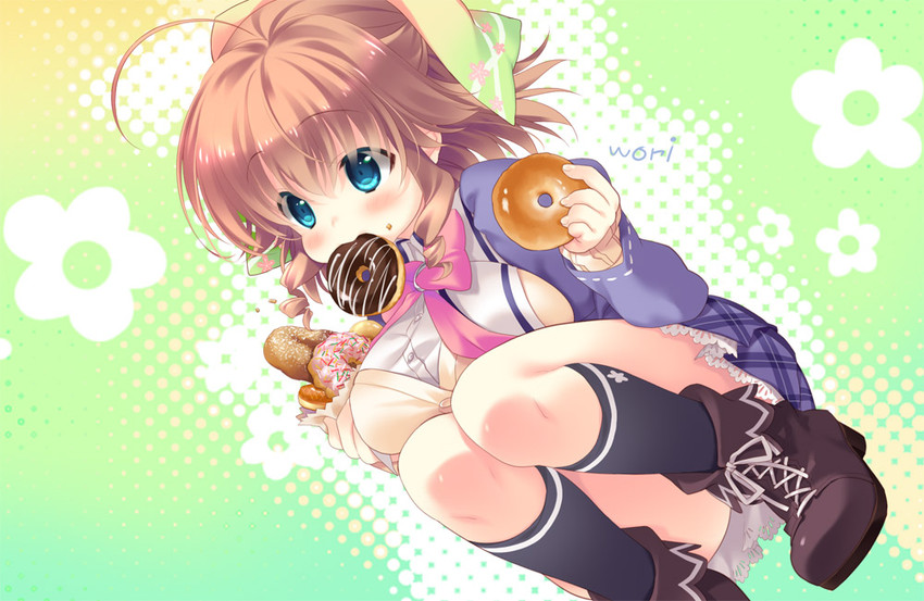 nishizono kanna (kimi e okuru sora no hana) drawn by wori