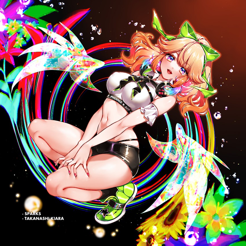 takanashi kiara (hololive and 2 more) drawn by mamaloni