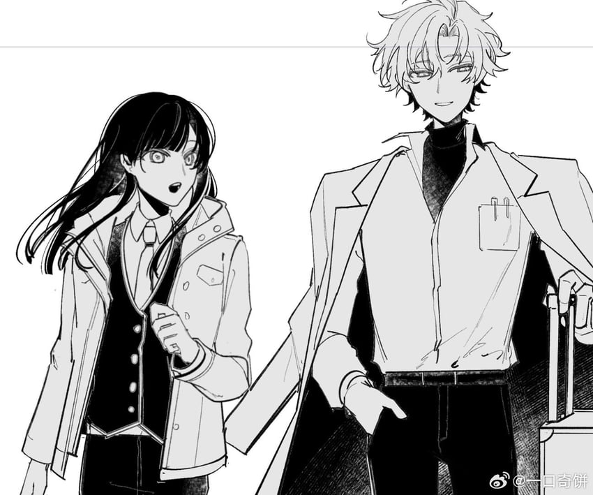figaro garcia and akira (mahoutsukai no yakusoku) drawn by accookie