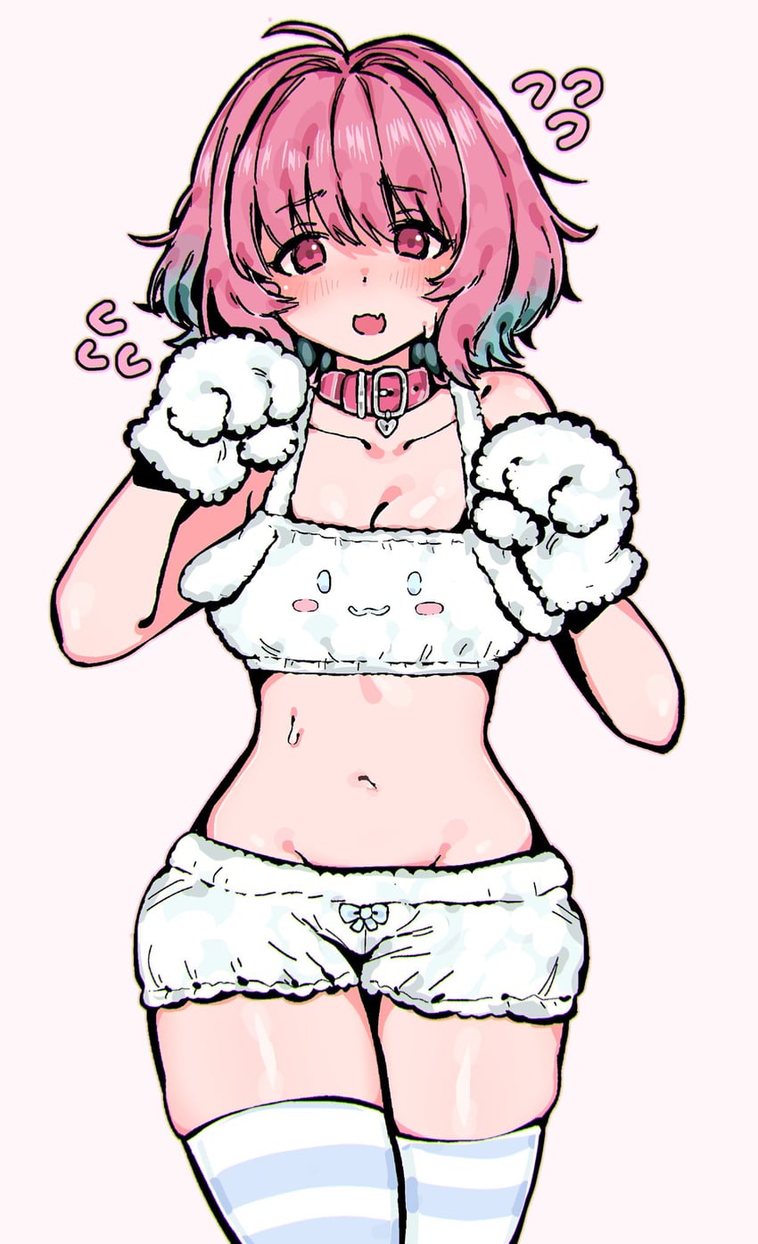 yumemi riamu and cinnamoroll (idolmaster and 4 more) drawn by snale