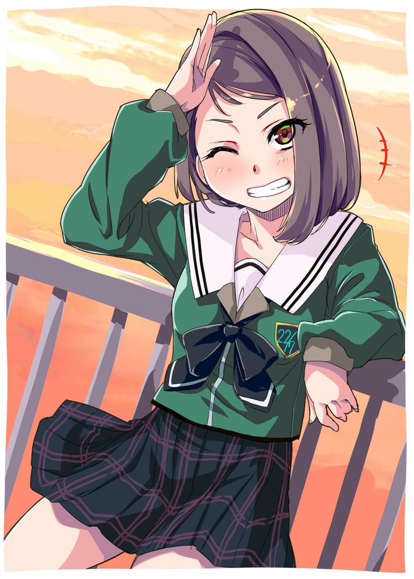 kono miyako and hiiragi tsubomi (22/7) drawn by kisairo_kaede