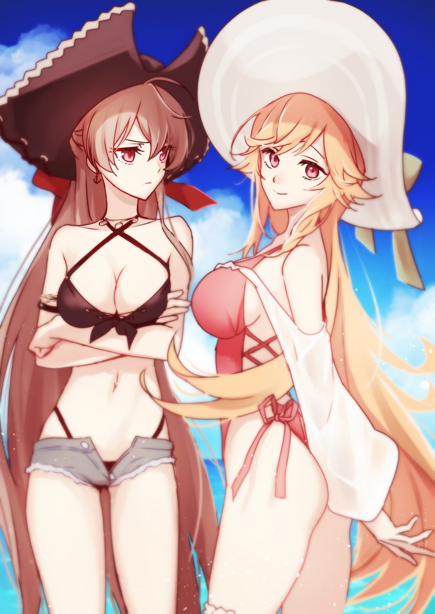 jean bart and richelieu (azur lane) drawn by oumi_sanaka