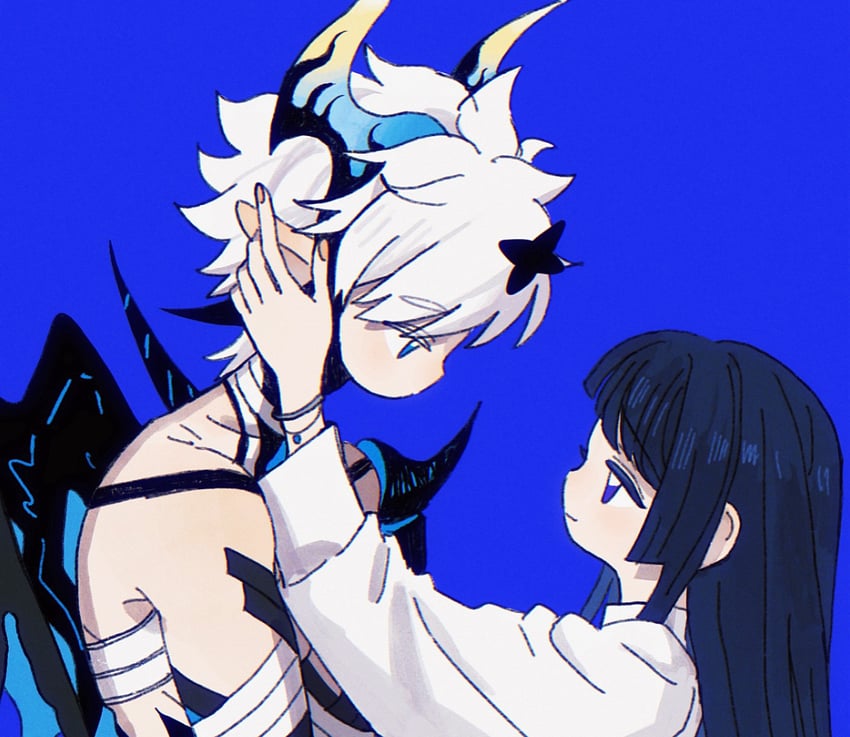 kevin kaslana and mei (honkai and 1 more) drawn by cataunt