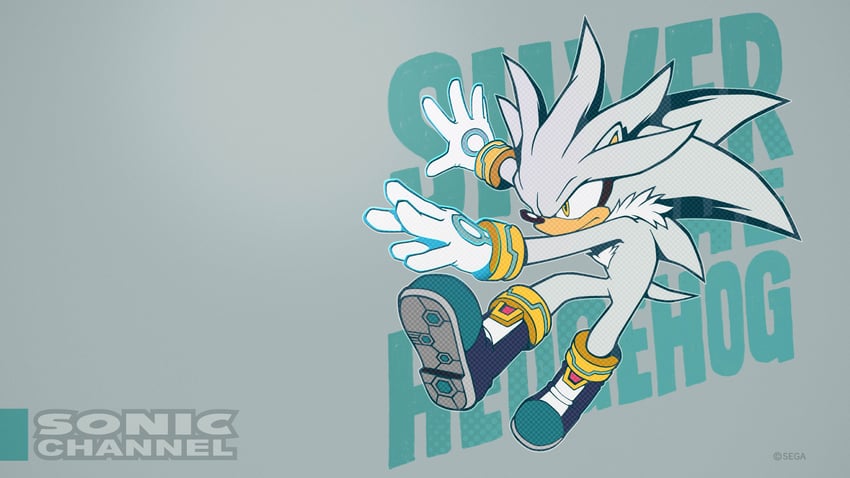 silver the hedgehog (sonic and 1 more) drawn by uekawa_yuji
