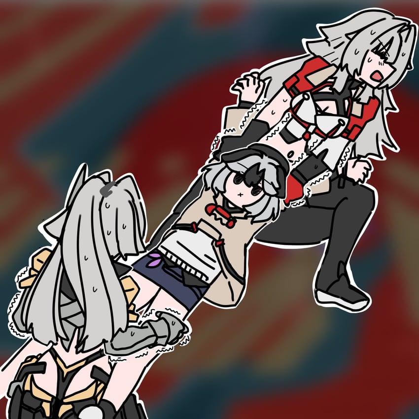 coralie 6626 planck and erdos helia (honkai and 1 more) drawn by mokkyo_(motkyo)