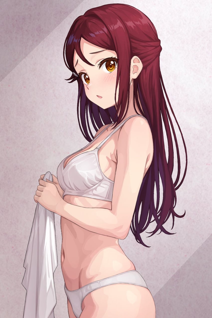 sakurauchi riko (love live! and 1 more) drawn by rabineru