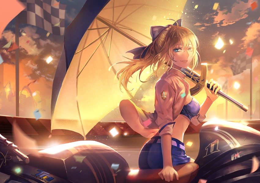 artoria pendragon, saber, and saber lily (fate and 1 more) drawn by akira_aishi