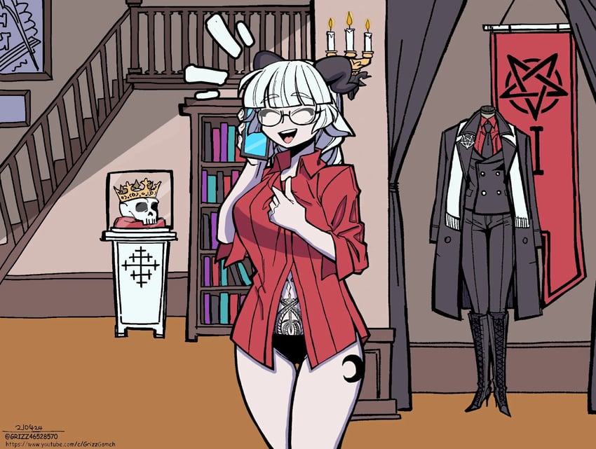 baphomet (original and 1 more) drawn by grizz