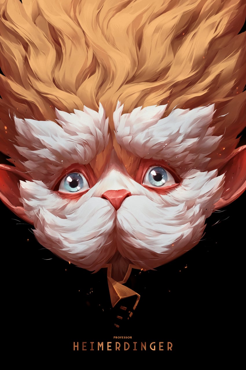 heimerdinger and arcane professor heimerdinger (league of legends and 1 more) drawn by patrick_ganas