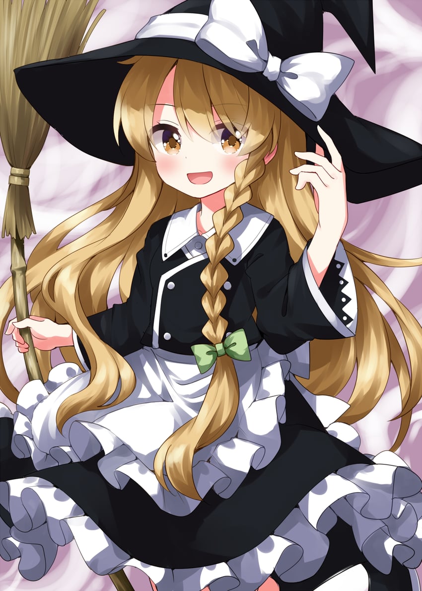 kirisame marisa (touhou) drawn by ruu_(tksymkw)