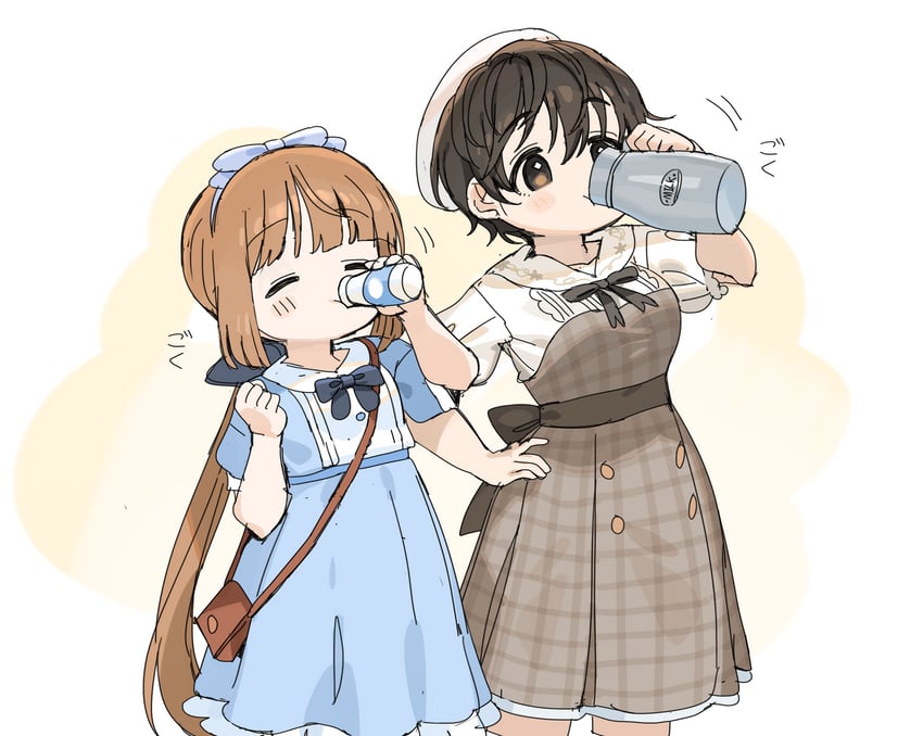 oikawa shizuku and yorita yoshino (idolmaster and 1 more) drawn by spawnfoxy