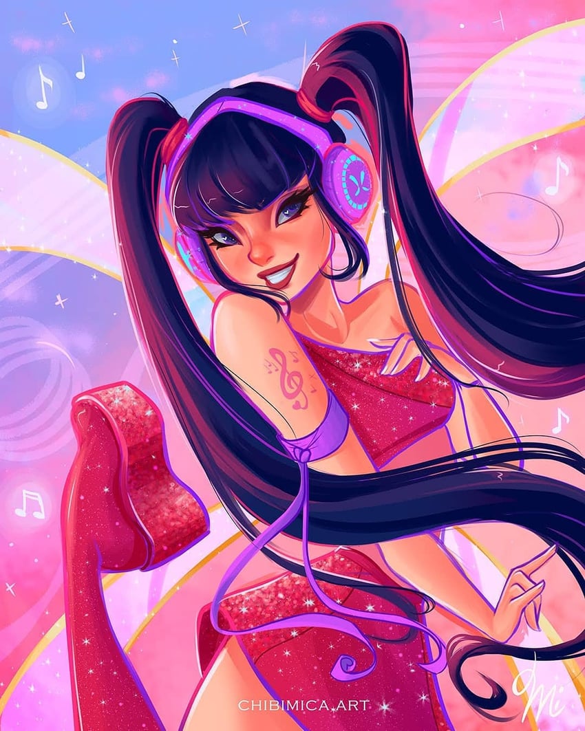 musa (winx club) drawn by chibimica