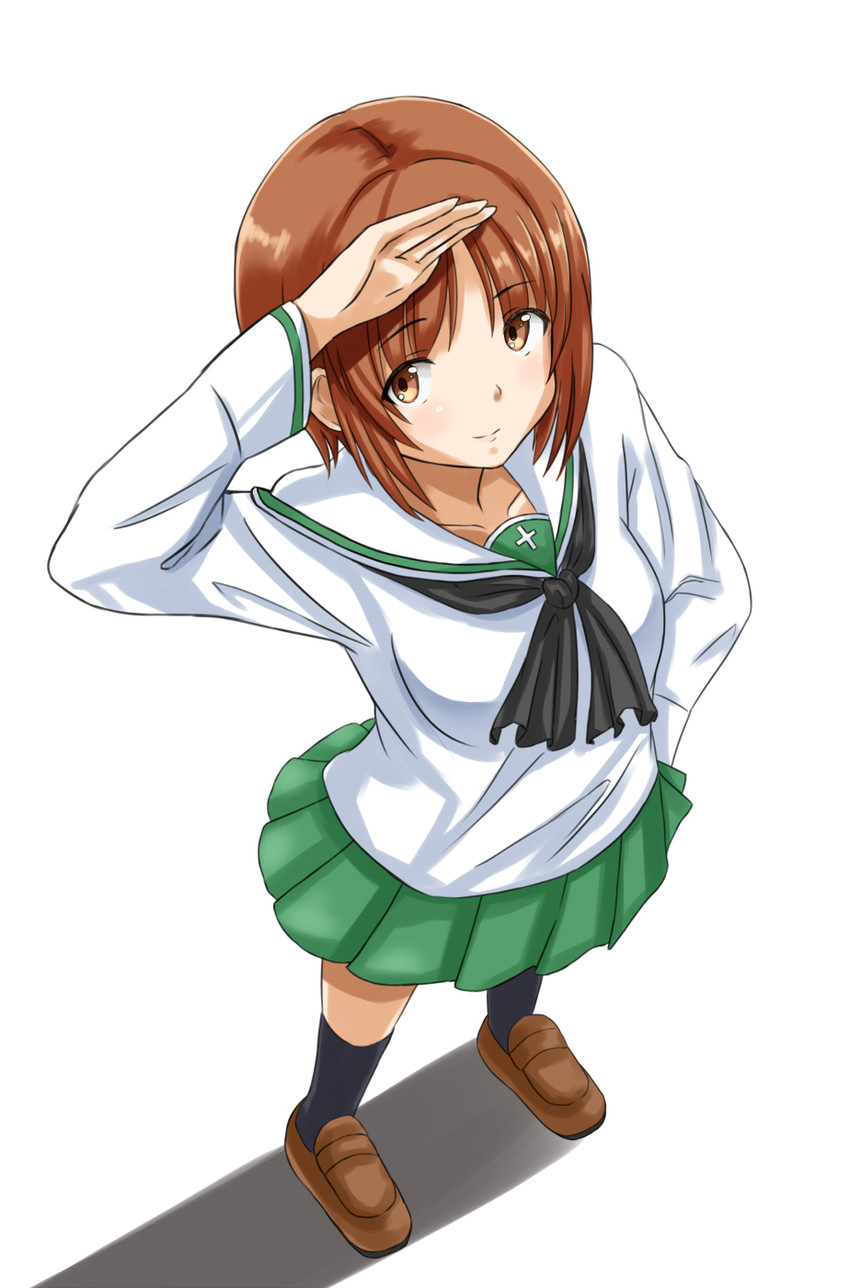 nishizumi miho (girls und panzer) drawn by torone_(emerada121)