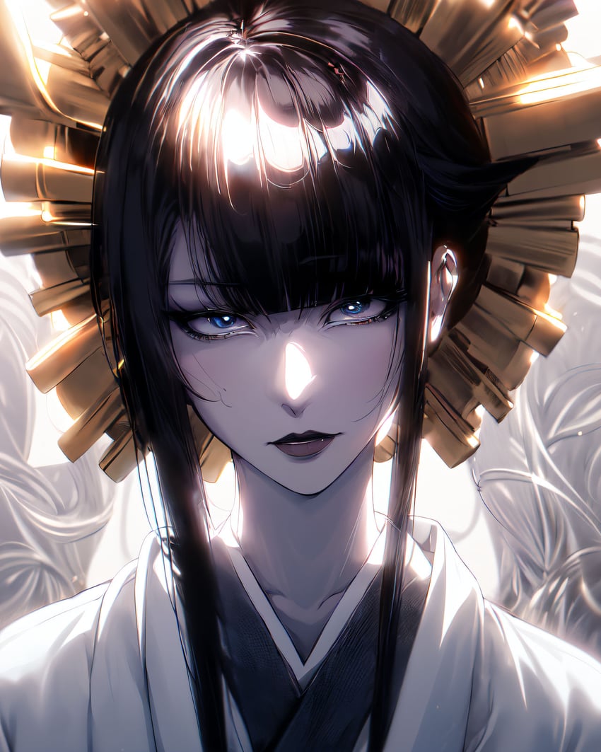 shutara senjumaru (bleach and 1 more) drawn by alextcl