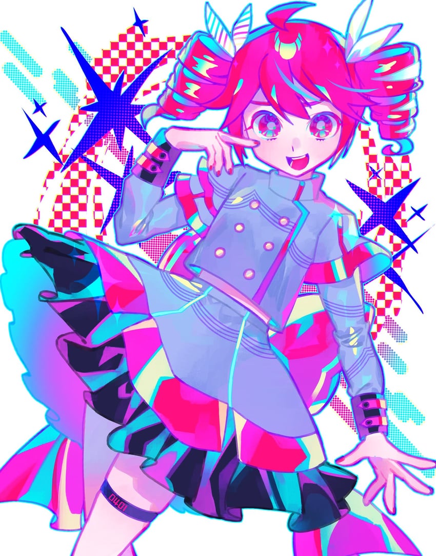 kasane teto (utau and 1 more) drawn by iro_(mywife_sunny)