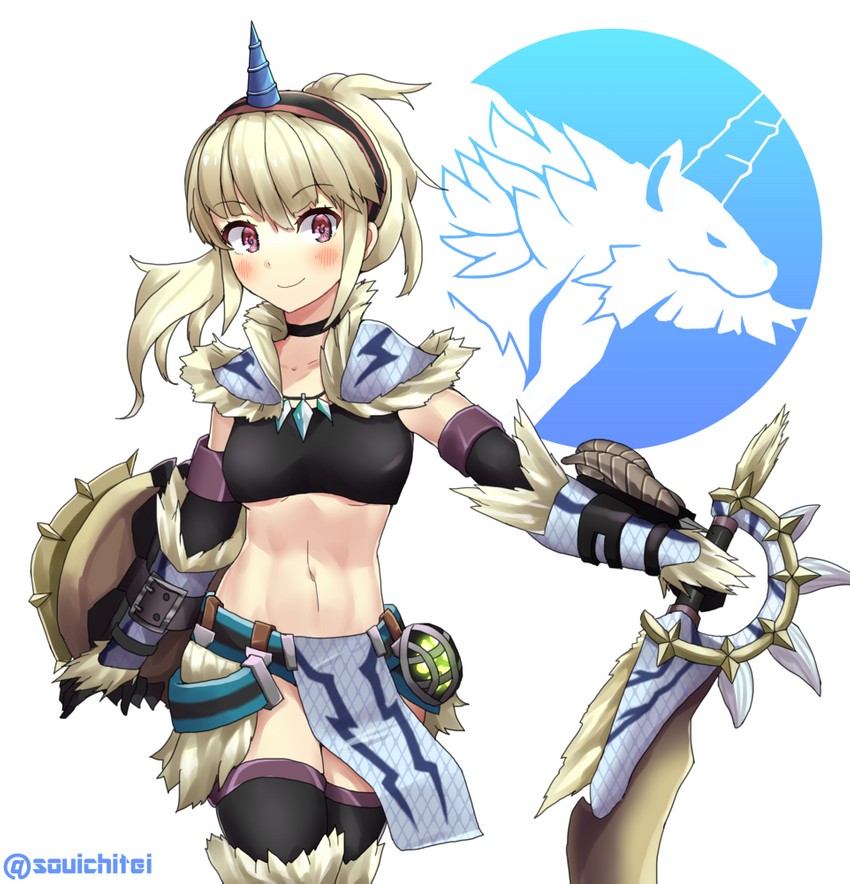 monster hunter and kirin (monster hunter and 1 more) drawn by souichitei