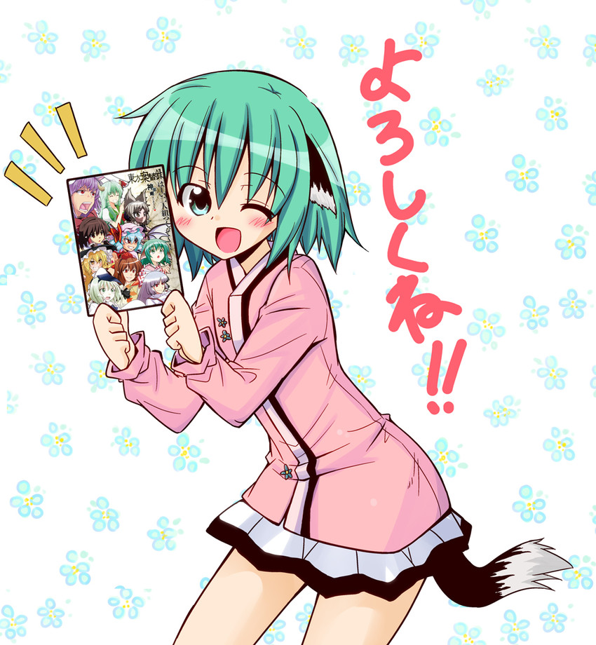 hakurei reimu, kirisame marisa, remilia scarlet, konpaku youmu, shameimaru aya, and 6 more (touhou) drawn by kazawa_(tonzura-d)