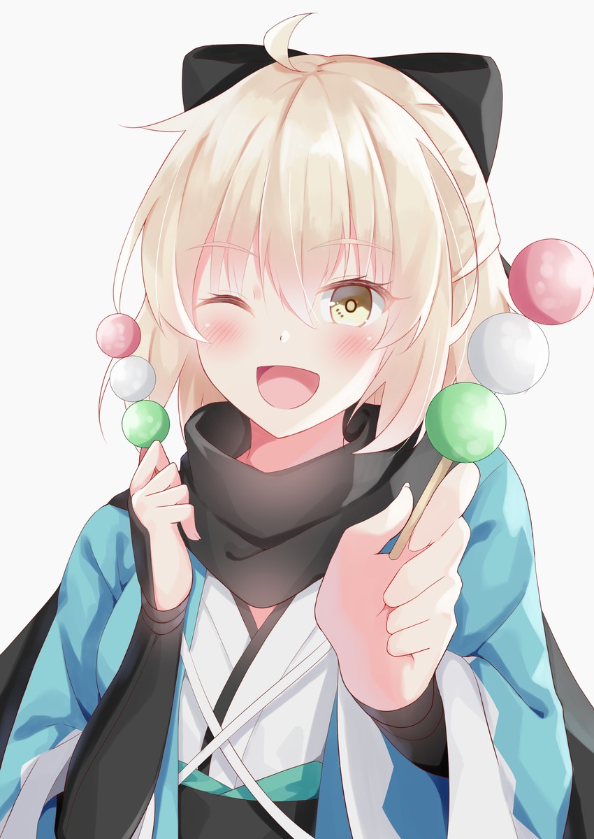 okita souji (fate and 2 more) drawn by yashima_roi