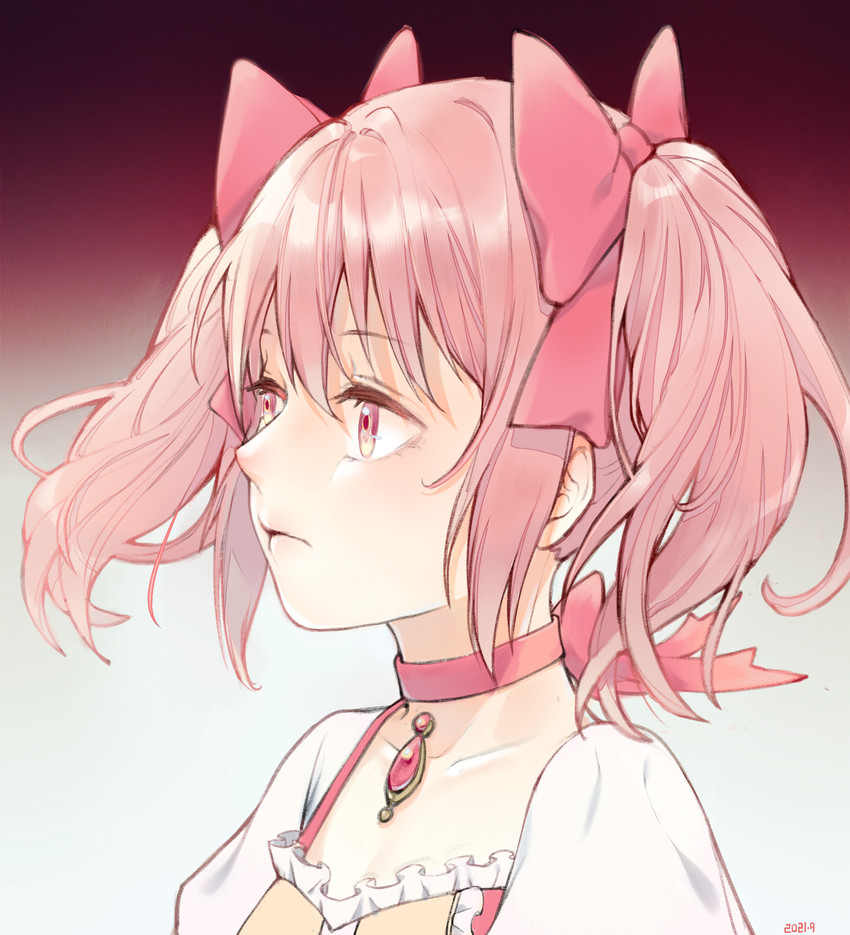 kaname madoka (mahou shoujo madoka magica) drawn by b-persimmon
