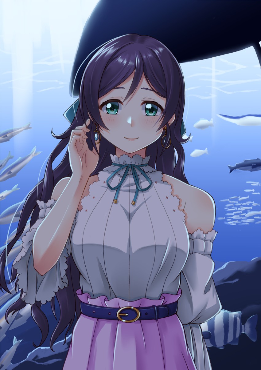 tojo nozomi (love live! and 2 more) drawn by sano_souichi