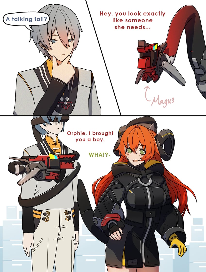 wise, orpheus, and magus (zenless zone zero) drawn by dorahdew
