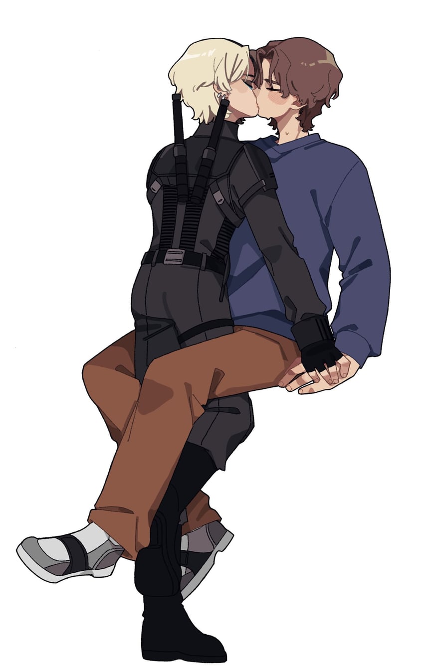 sentry and yelena belova (marvel and 2 more) drawn by sweetp247