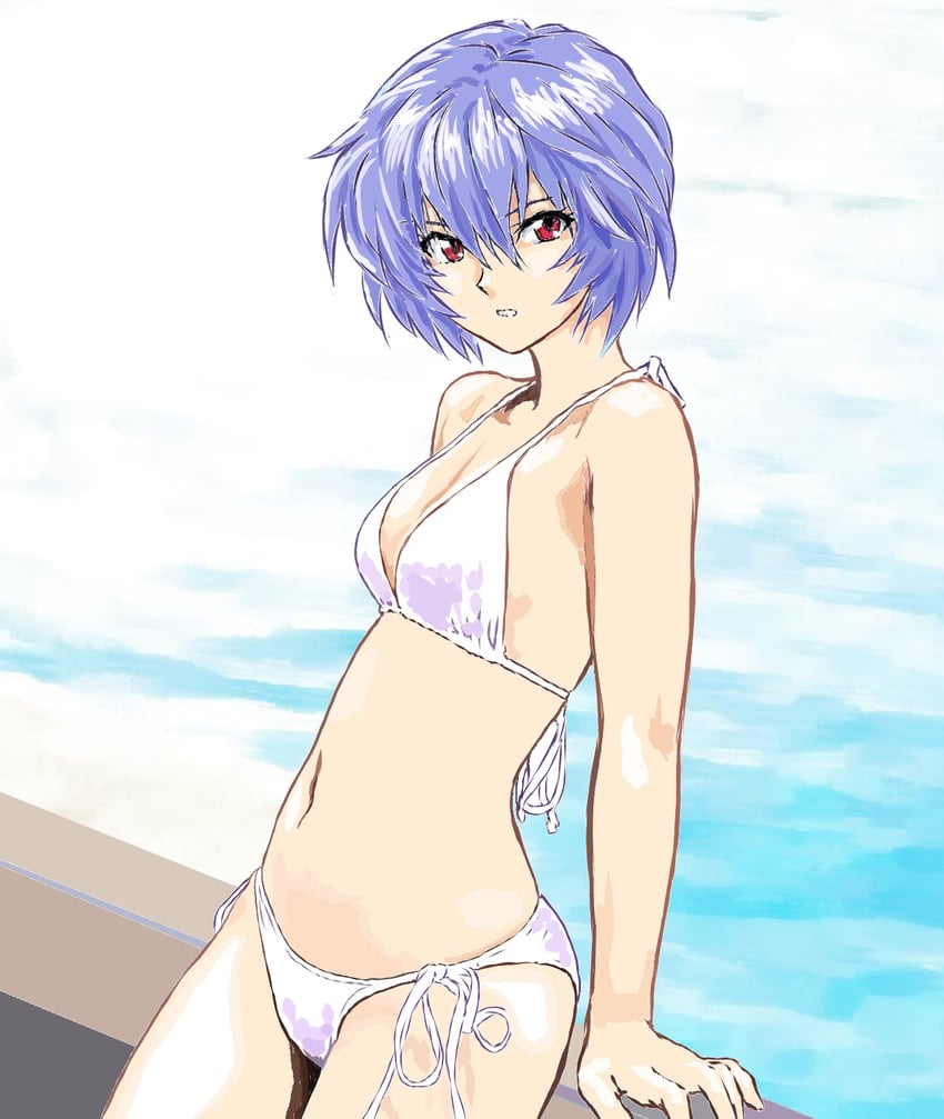 ayanami rei (neon genesis evangelion) drawn by mizumori_keiichi