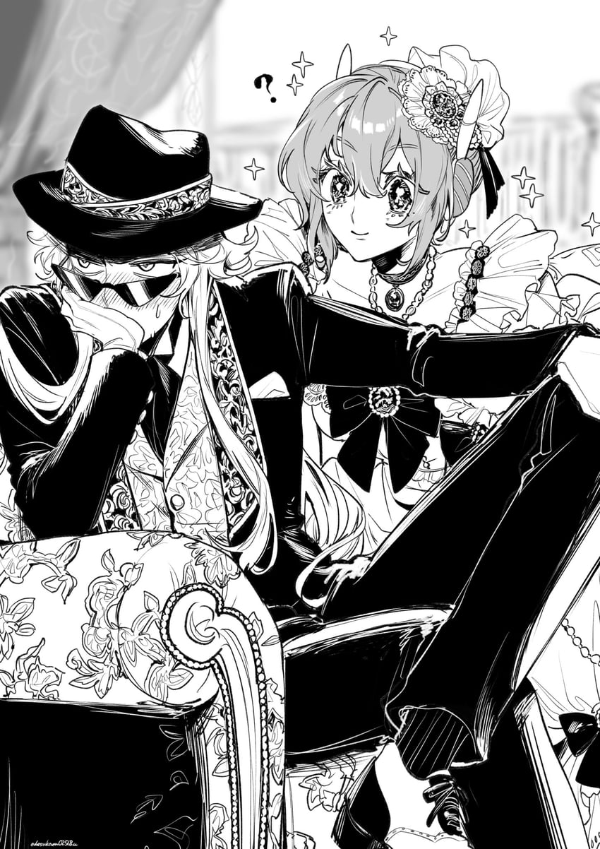 inkamuko and waruiman (kura sushi) drawn by gi!_(desukaru02518_u)