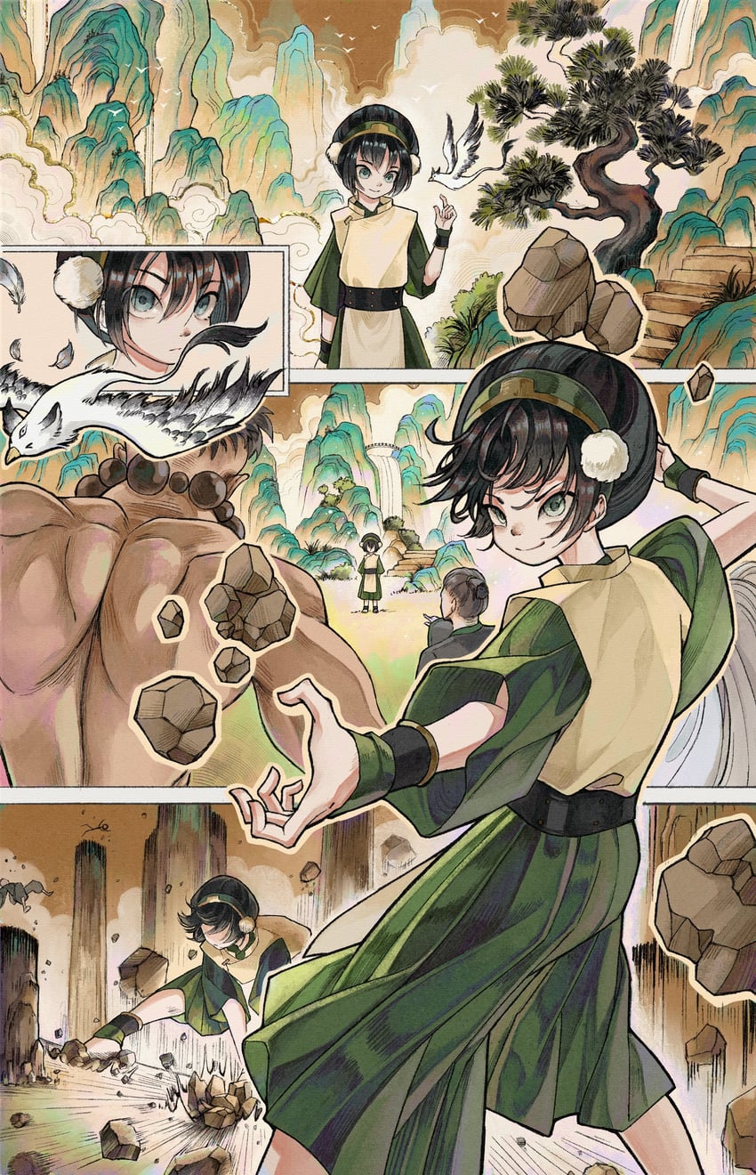 toph beifong (avatar legends and 1 more) drawn by gugugugugu81858