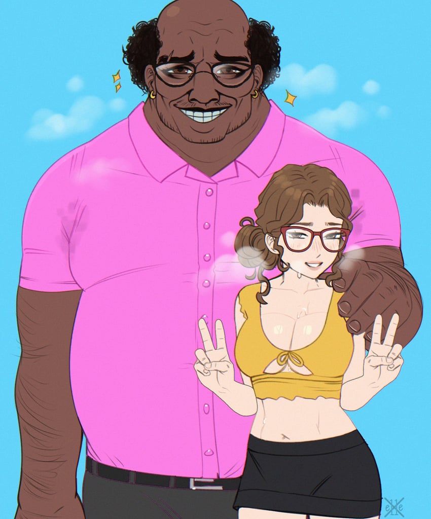 el and takabe torao (original and 1 more) drawn by e11e