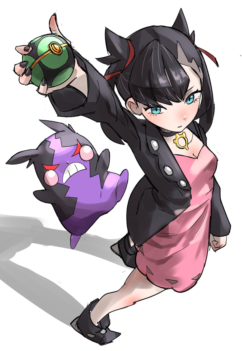 marnie and morpeko (pokemon and 1 more) drawn by nunbanjjag
