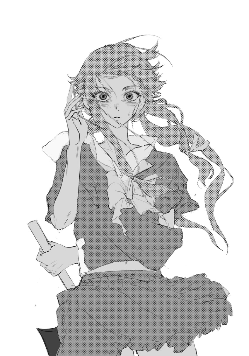 gasai yuno (mirai nikki) drawn by shi_xu_jiu_zhou