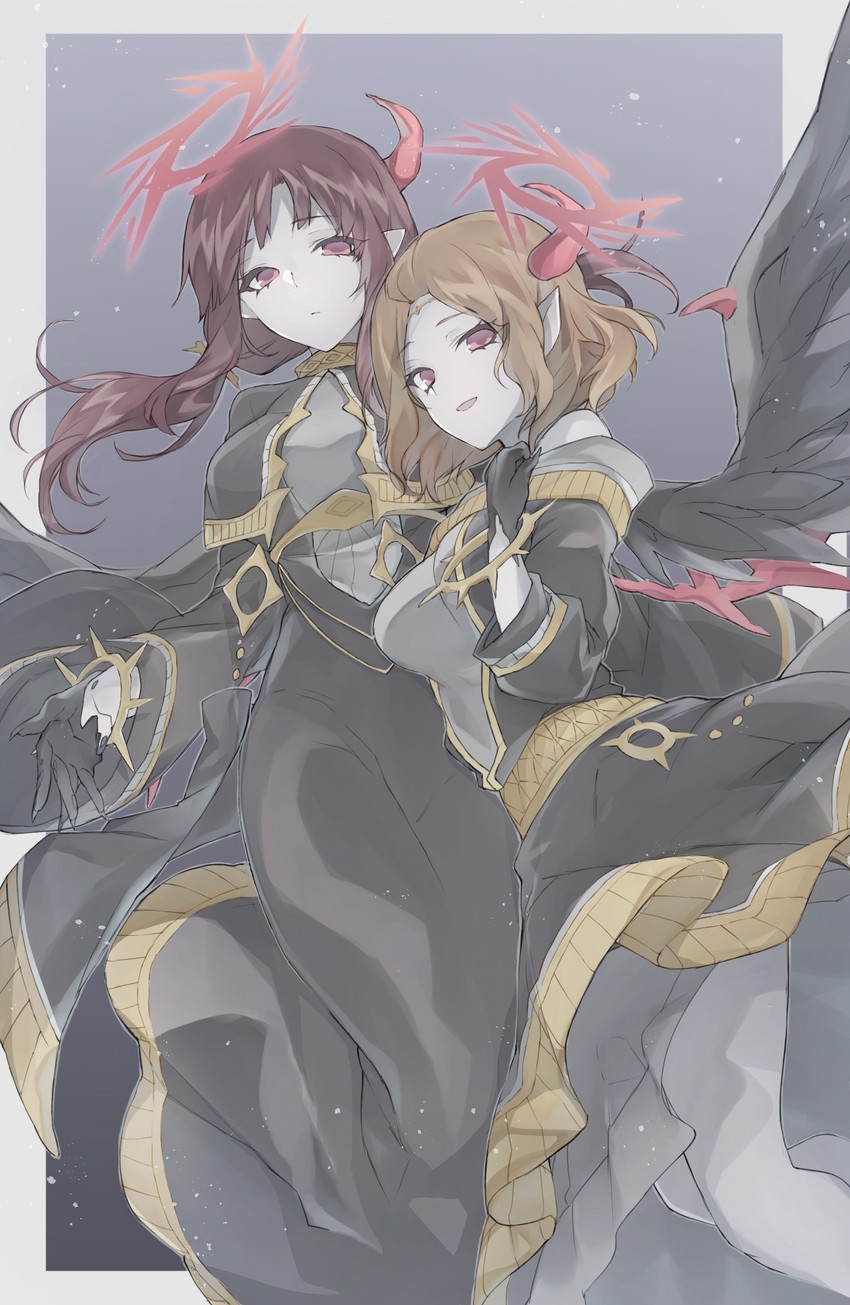 indulged darklord and capricious darklord (yu-gi-oh!) drawn by tsumayouji_(dekosoko)