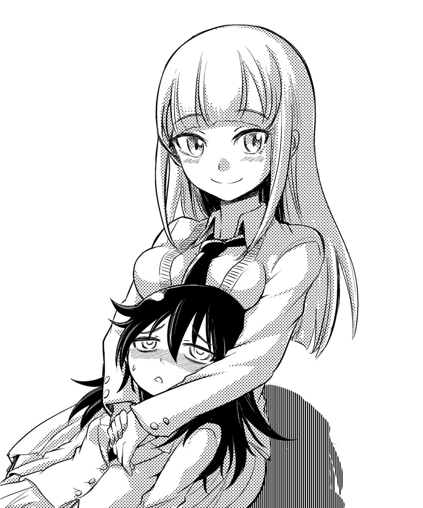 kuroki tomoko and katou asuka (watashi ga motenai no wa dou kangaetemo omaera ga warui!) drawn by zatou_(kirsakizato)
