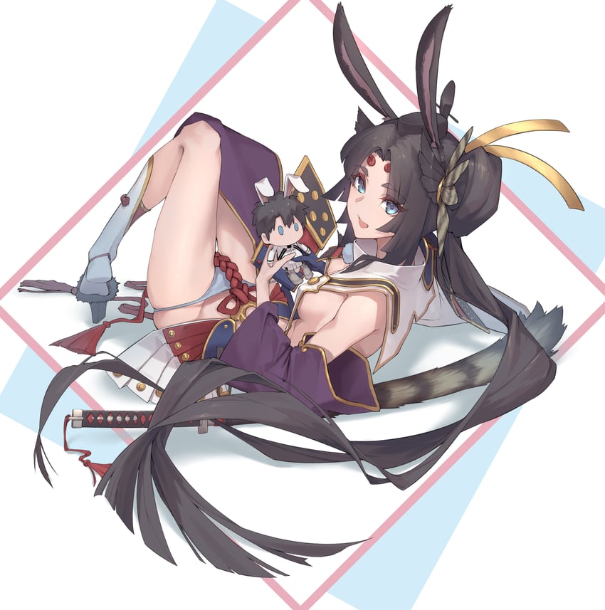 fujimaru ritsuka and ushiwakamaru (fate and 1 more) drawn by dabingdan