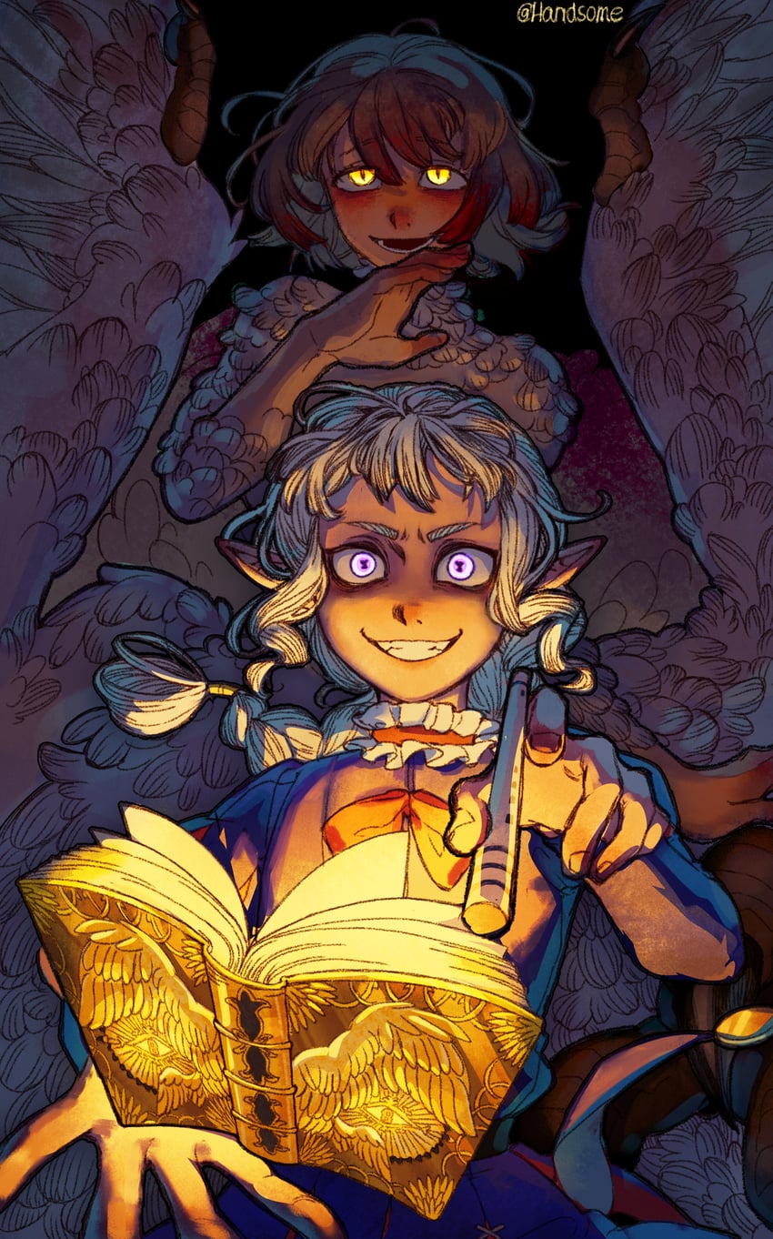 falin touden and thistle (dungeon meshi) drawn by qiao_shuai_handsome