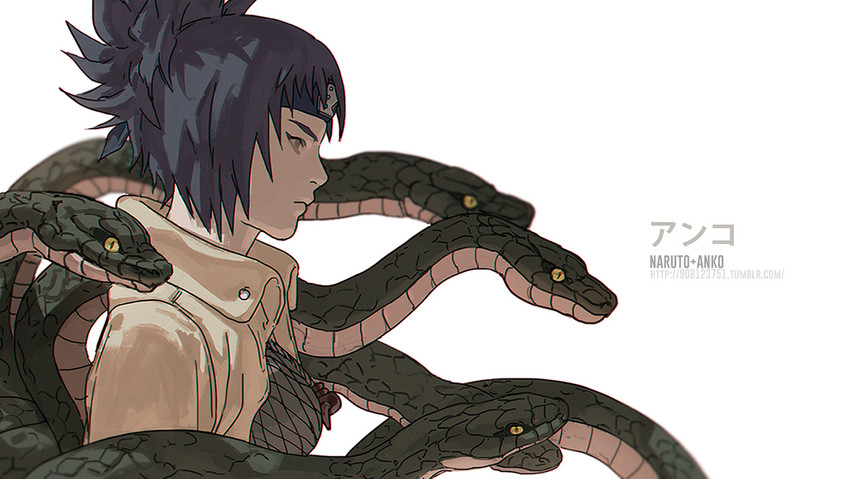 mitarashi anko (naruto) drawn by fisher903