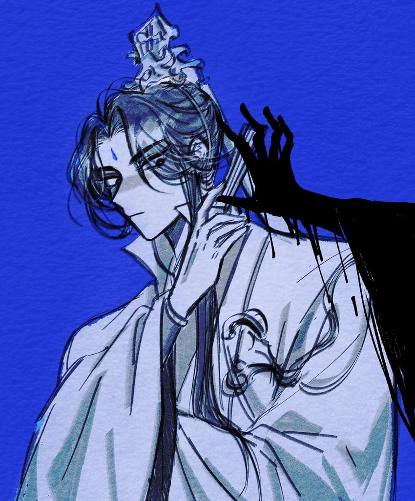 he xuan and shi wudu (tianguan cifu) drawn by flclrnldudnj