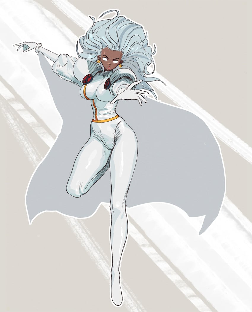 storm (marvel and 1 more) drawn by matheus_felipe