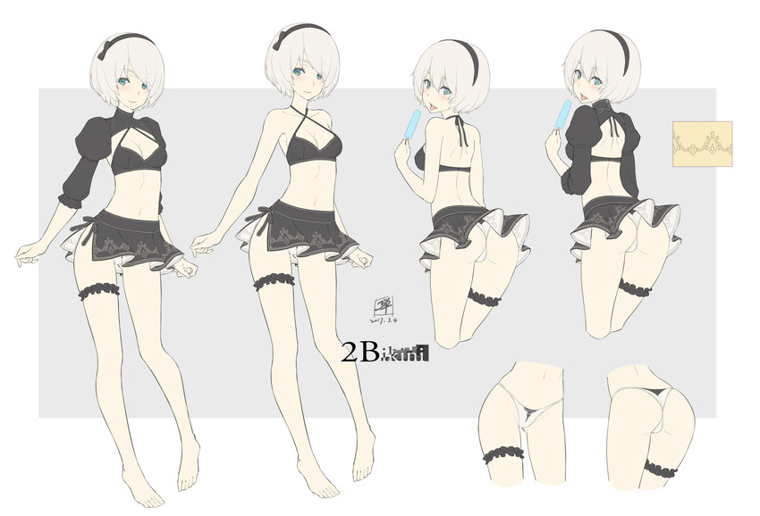 2b (nier and 1 more) drawn by dan_(kumadan)