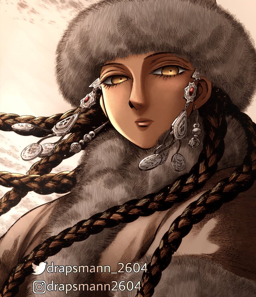 bekhe jahan (otoyomegatari) drawn by drapsmann_2604 and mori_kaoru